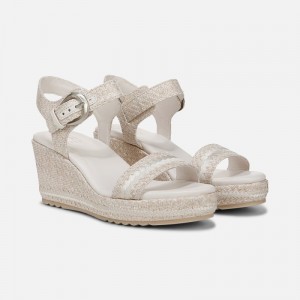 Naturalizer Women's Stella Wedge Sandals Beige ZC96-6936K8