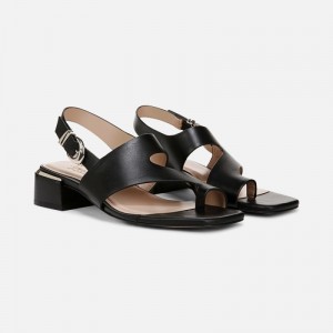 Naturalizer Women's 27 EDIT Audra Heeled Dress Sandals Black GD27-3017T3
