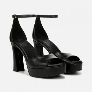 Naturalizer Women's 27 Edit Delphie Heeled Dress Sandals Black VE21-9511T9