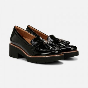 Naturalizer Women's Committed Lug Loafers Black UZ01-6981M4