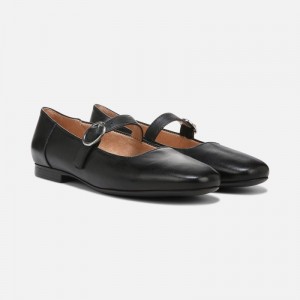 Naturalizer Women's Kelly Mary Jane Ballet Flats Black YW75-2695O1