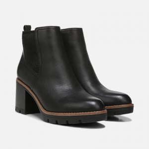 Naturalizer Women's Madalynn Gore Water Repellent Booties Black BR73-3233O9