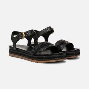 Naturalizer Women's Neila Platform Sandals Black UA01-4071W6