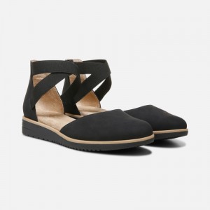 Naturalizer Women's SOUL Intro Flat Shoes Black UO18-3558D8