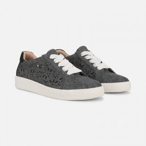 Naturalizer Women's SOUL Neela-Perf Slip On Sneakers Black YJ16-6846H7