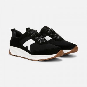 Naturalizer Women's Shay Jogger Lace Up Sneakers Black SU78-7068M4