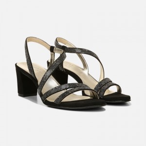 Naturalizer Women's Vanessa Heeled Dress Sandals Black OP73-5423Q5