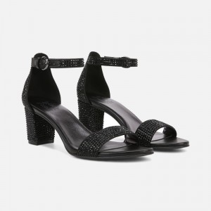 Naturalizer Women's Vera Heeled Dress Sandals Black EI11-7161Y9