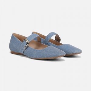 Naturalizer Women's 27 EDIT Carter Mary Janes Blue QH16-7156R3