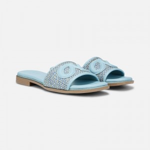 Naturalizer Women's Genevieve Slide Sandals Blue JH52-3602N6