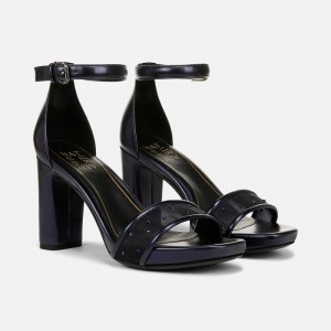 Naturalizer Women's Joy Heeled Dress Sandals Blue DP36-3946D4