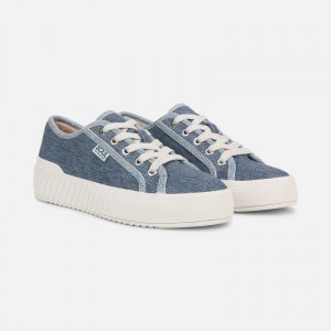Naturalizer Women's SOUL Iliana Lace Up Sneakers Blue QT00-4100G6
