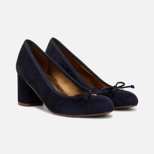Naturalizer Women's Sienna Block Heel Pumps Blue AG08-0128F9
