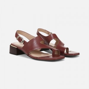 Naturalizer Women's 27 EDIT Audra Heeled Dress Sandals Brown IK53-1863D5