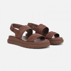 Naturalizer Women's Attract Platform Sandals Brown SA19-1319L7