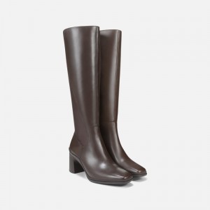 Naturalizer Women's Axel Weatherproof Knee High Boots Brown AJ68-8338S3