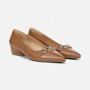 Naturalizer Women's Becca Pointed Toe Flats Brown WT97-3727R3