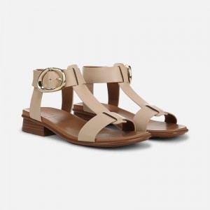 Naturalizer Women's Brandy Flat Sandals Brown HY61-0081H6