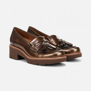 Naturalizer Women's Desmond Lug Loafers Brown XL23-4933O2