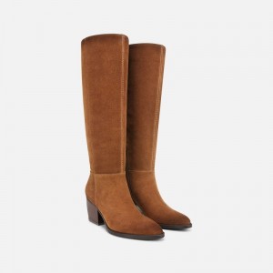 Naturalizer Women's Fae Knee High Boots Brown LI03-9463Y3