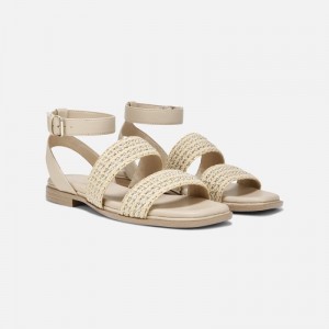 Naturalizer Women's Gana Strappy Flat Sandals Brown MX34-9334B6
