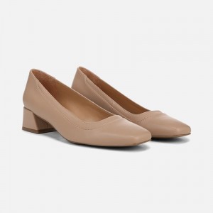 Naturalizer Women's Huntley Block Heel Pumps Brown LD08-5528G9
