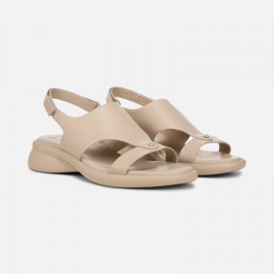 Naturalizer Women's Lillian Slingback Flat Sandals Brown FN17-1157L2