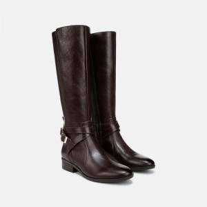 Naturalizer Women's Rena 2 Extra Wide Calf Riding Boots Brown AQ70-1960G7