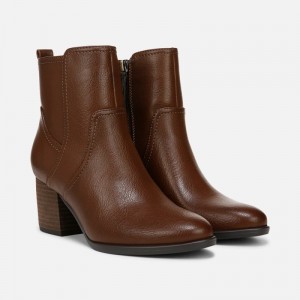 Naturalizer Women's Soul Ultima Booties Brown IJ79-5069V6