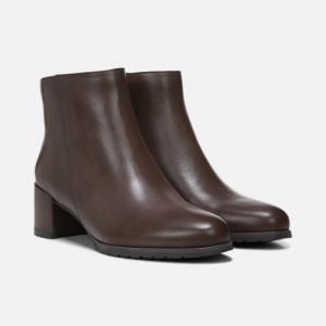 Naturalizer Women's Bay Weatherproof Booties Chocolate TR13-5243A2