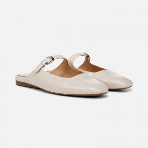 Naturalizer Women's Apple Mary Jane Mules Cream UD89-5579R4