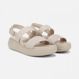 Naturalizer Women's Coast Wedge Platform Sandals Cream YN81-1311V4