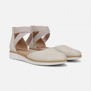 Naturalizer Women's SOUL Intro Flat Shoes Cream KY43-6823I1