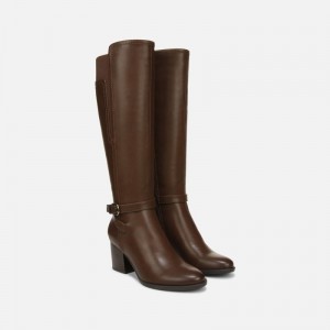 Naturalizer Women's SOUL Uptown Knee High Boots Dark Brown MV63-7093G1