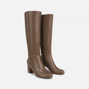 Naturalizer Women's Loving Knee High Boots Dark Grey Brown AU81-4091Y3
