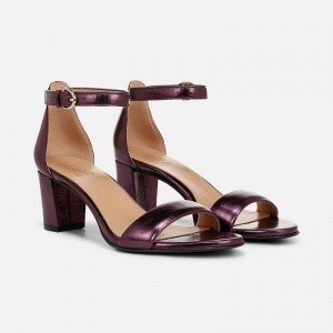 Naturalizer Women's Vera Heeled Dress Sandals Deep Purple DT56-1486A7