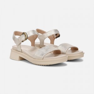 Naturalizer Women's SOUL Emma Strappy Platform Sandals Gold IN11-2991J1