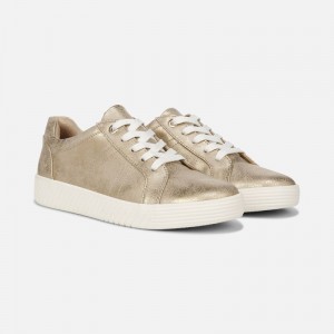 Naturalizer Women's SOUL Neela Platform Sneakers Gold RX65-2655I8