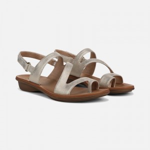 Naturalizer Women's Soul Shakina Strappy Sandals Gold TI80-1520O3