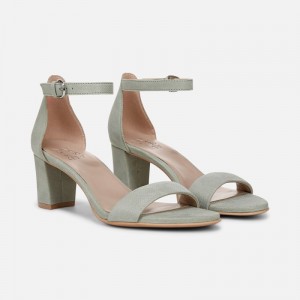 Naturalizer Women's Vera Heeled Dress Sandals Green FD33-9663B7