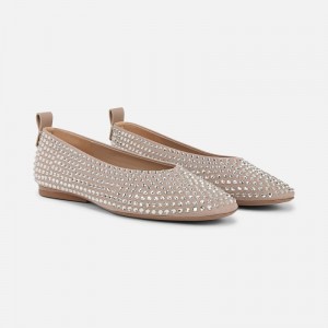 Naturalizer Women's 27 Edit Carla Ballet Flats Grey Brown CW97-3007D1