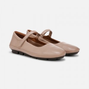 Naturalizer Women's Behold Flat Mary Janes Grey Brown UC82-0522G4