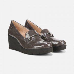 Naturalizer Women's SOUL Achieve Wedges Grey Brown EM59-5739M8