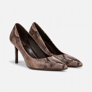 Naturalizer Women's Anna Pumps Grey Brown / Snake LT73-4403K0