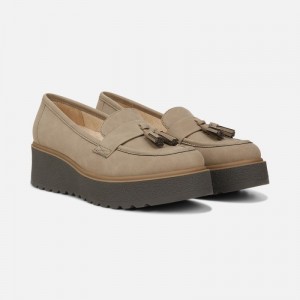 Naturalizer Women's SOUL Josie Lug Loafers Grey ZV04-3134M3