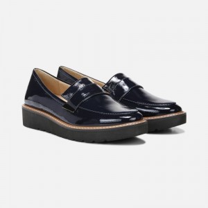 Naturalizer Women's ADILINE Loafers Navy MG19-9559Q6