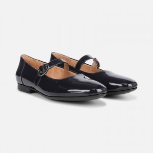 Naturalizer Women's Kelly Mary Jane Ballet Flats Navy LB70-1050X1