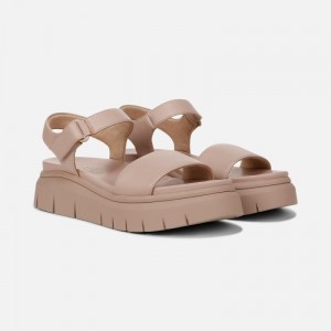 Naturalizer Women's SOUL Poppi Wedge Platform Sandals Pink VV45-3825J2