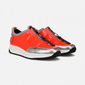 Naturalizer Women's Think Royln Low-Breakaway Water Repellent Slip On Sneakers Red AL83-1663Z8