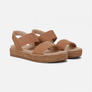 Naturalizer Women's SOUL Diana Strappy Platform Sandals Rose Gold QT72-1842K1